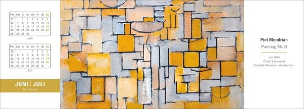 Produktbild: Die Welt der Kunst Premium-Tischplaner 2027 - Wochenkalender mit 53 Meisterwerken