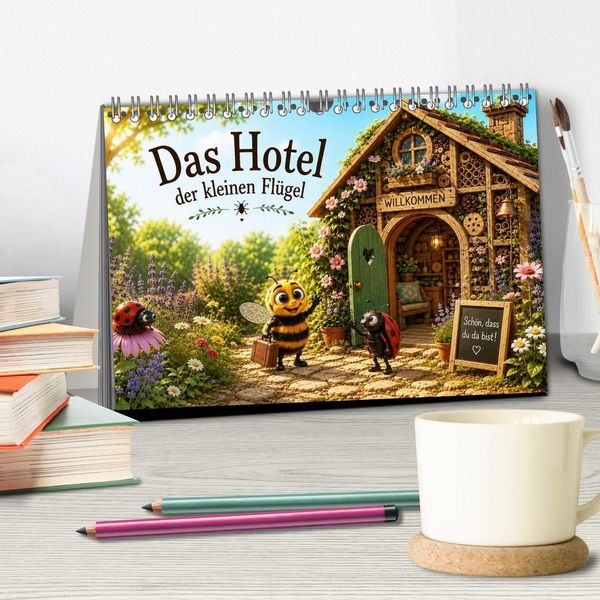 Produktbild: Das Hotel der kleinen Fl&uuml;gel (Tischkalender 2027 DIN A5 quer), CALVENDO Monatskalender