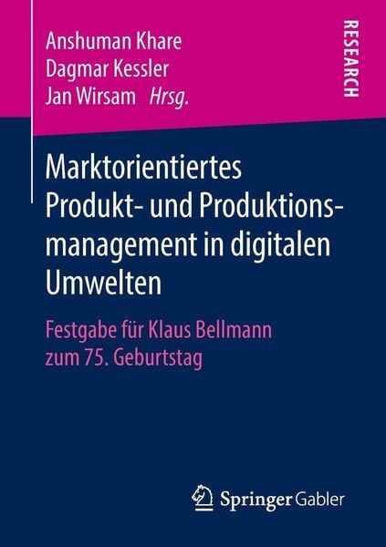 Produktbild: Marktorientiertes Produkt- und Produktionsmanagement in digitalen Umwelten