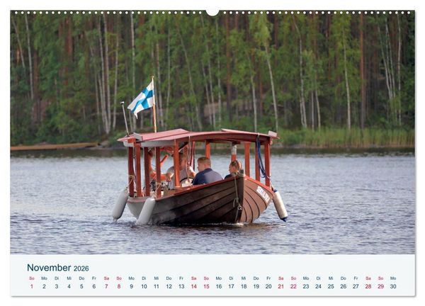 Produktbild: Finnland, Rund um Mikkeli (Wandkalender 2026 DIN A2 quer), CALVENDO Monatskalender