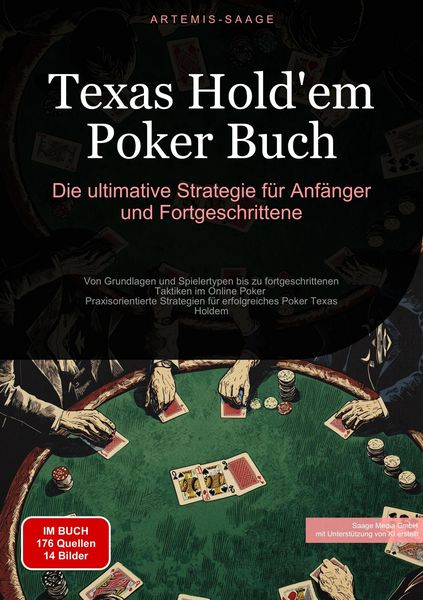 Produktbild: Texas Hold'em Poker Buch: Die ultimative Strategie f&uuml;r Anf&auml;nger und Fortgeschrittene