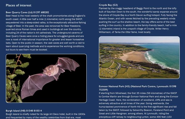 Produktbild: South West Coast Path National Trail Map