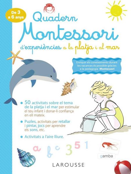 Produktbild: Quadern Montessori d'experi&egrave;ncies a la platja i al mar