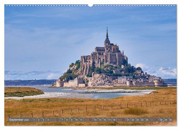 Produktbild: Traumreisen Normandie (hochwertiger Premium Wandkalender 2026 DIN A2 quer), Kunstdruck in Hochglanz