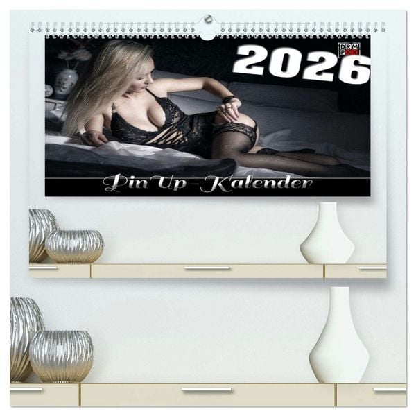 Produktbild: PinUp-Kalender 2026 (hochwertiger Premium Wandkalender 2026 DIN A2 quer), Kunstdruck in Hochglanz