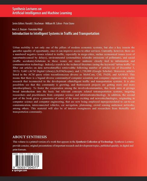 Produktbild: Introduction to Intelligent Systems in Traffic and Transportation