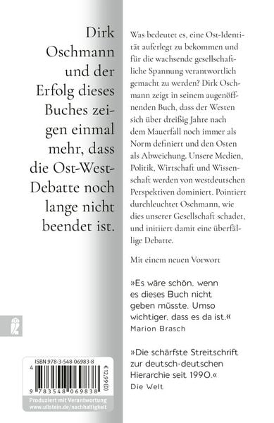 Produktbild: Der Osten: eine westdeutsche Erfindung
