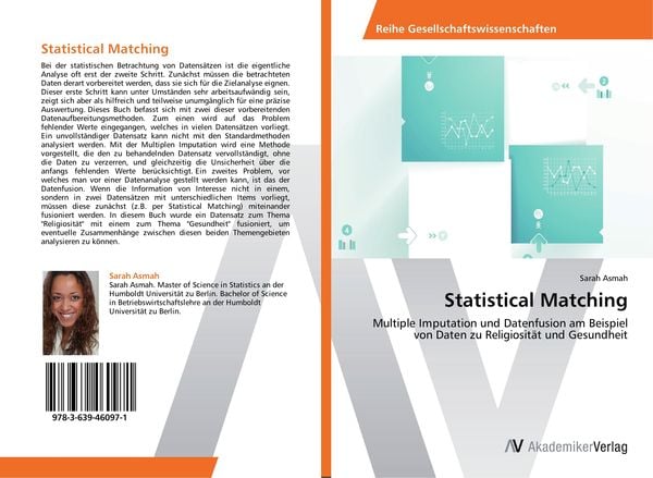 Statistical Matching, Taschenbuch von Sarah Asmah, AV Akademikerverlag, 9783639460971