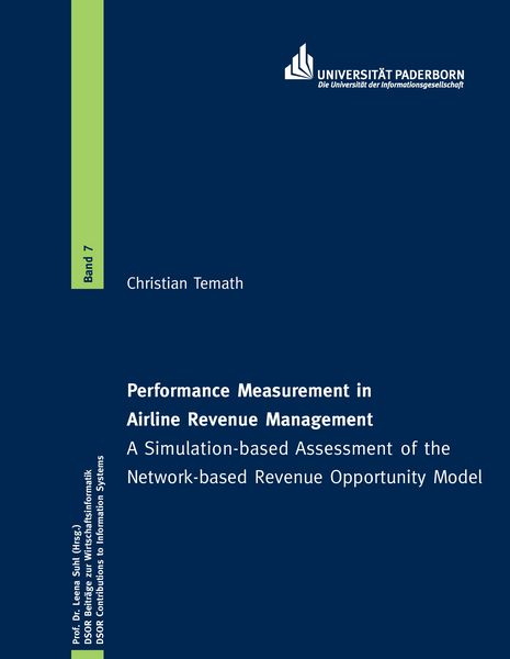 Produktbild: Performance Measurement in Airline Revenue Managment
