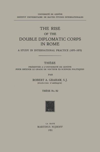 Produktbild: The Rise of the Double Diplomatic Corps in Rome