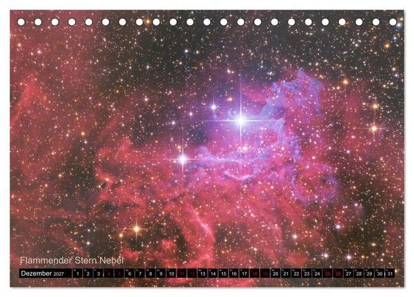 Produktbild: Deep Sky Kalender (Tischkalender 2027 DIN A5 quer), CALVENDO Monatskalender
