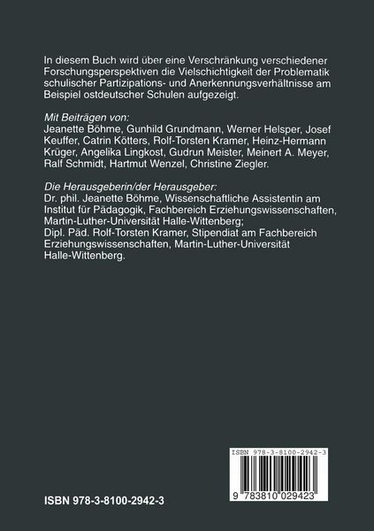 Produktbild: Partizipation in der Schule