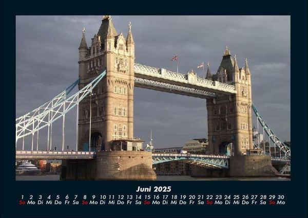 Produktbild: London 2025 Fotokalender DIN A4