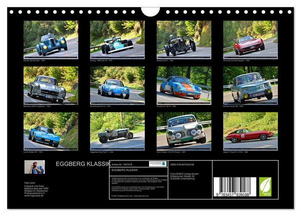 Produktbild: EGGBERG KLASSIK (Wandkalender 2026 DIN A4 quer), CALVENDO Monatskalender