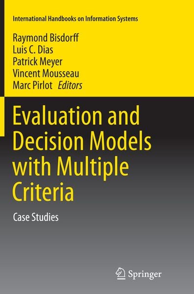 Produktbild: Evaluation and Decision Models with Multiple Criteria