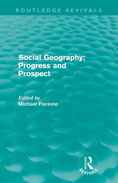 Produktbild: Social Geography (Routledge Revivals)