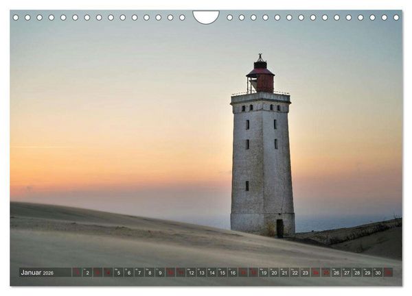 Produktbild: Rubjerg Knude Fyr - Ein Leuchtturm auf Abwegen (Wandkalender 2026 DIN A4 quer), CALVENDO Monatskalender