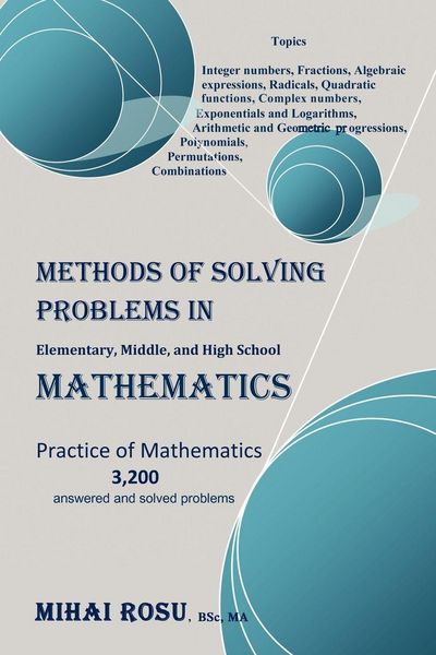 Produktbild: Methods of Solving Problems in Elementary, Middle, and High School Mathematics