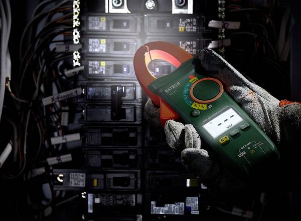 Produktbild: Extech MA445 Hand-Multimeter, Stromzange digital CAT III 600V Anzeige (Counts): 4000