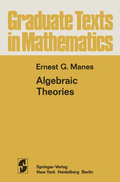 Produktbild: Algebraic Theories