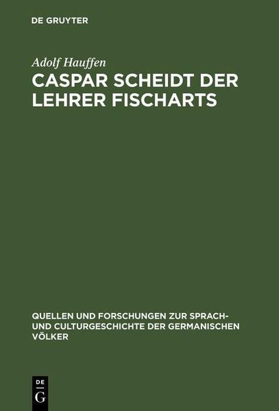 Produktbild: Caspar Scheidt der Lehrer Fischarts