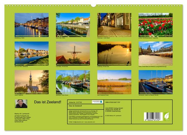 Produktbild: Das ist Zeeland! (hochwertiger Premium Wandkalender 2026 DIN A2 quer), Kunstdruck in Hochglanz