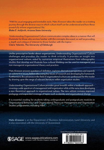 Produktbild: Understanding Organizational Culture