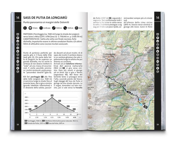 Produktbild: KOMPASS guida escursionistica Val Badia, Eccezionali Dolomiti, 50 itinerari