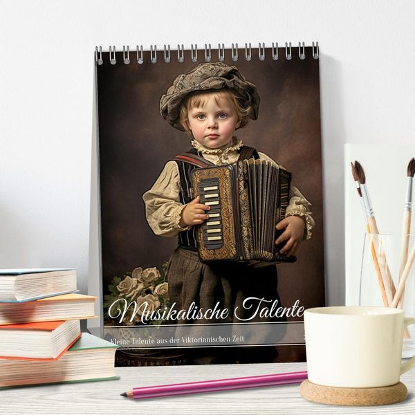 Produktbild: Musikalische Talente (Tischkalender 2026 DIN A5 hoch), CALVENDO Monatskalender