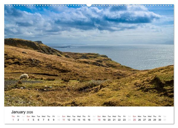 Produktbild: Ireland. Wild Atlantic Views / UK-Version (High Quality Premium Wall Calendar 2026 DIN A2 landscape),CALVENDO 12 Month Wall Calendar