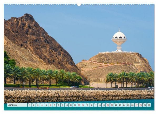 Produktbild: Entlang der K&uuml;ste von Muscat (Wandkalender 2026 DIN A2 quer), CALVENDO Monatskalender