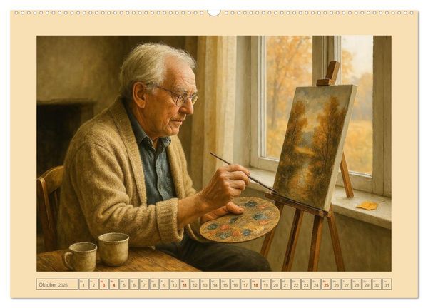 Produktbild: Hobbytr&auml;ume - Einblicke in Freizeit und Hobbys von den 50ern bis 80ern (hochwertiger Premium Wandkalender 2026 DIN A2 quer), Kunstdruck in Hochglanz