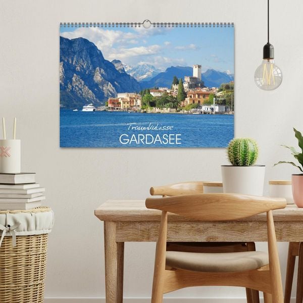Produktbild: Traumkulisse Gardasee (Wandkalender 2026 DIN A3 quer), CALVENDO Monatskalender