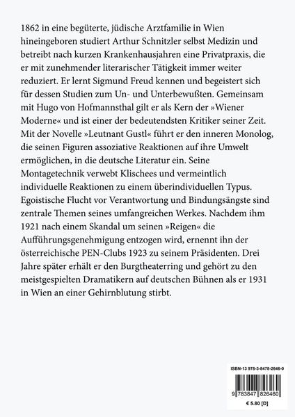 Produktbild: Leutnant Gustl (Gro&szlig;druck)
