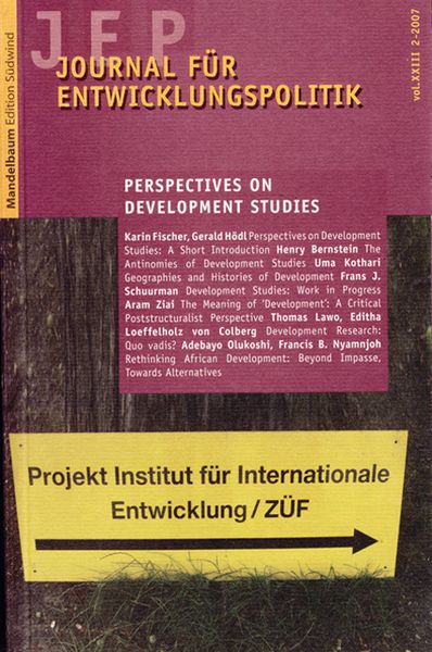 Produktbild: Journal f&uuml;r Entwicklungspolitik 2007/2 - Perspectives on development studies