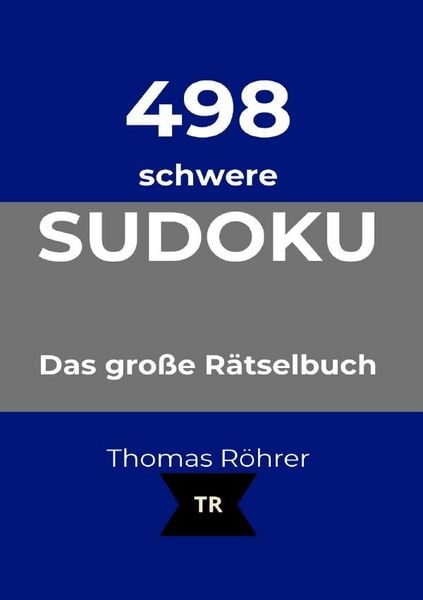 Produktbild: 498er Sudoku / 498er Sudoku schwer, DIN A5