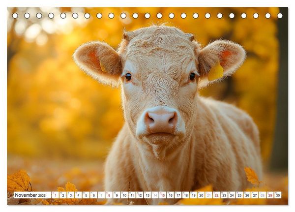 Produktbild: K&Uuml;HE AUF DER ALM &ndash; Der Kalender aus Bayern (Tischkalender 2026 DIN A5 quer), CALVENDO Monatskalender