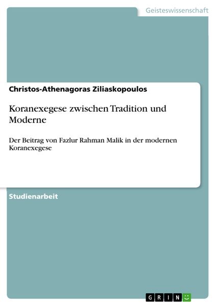 Produktbild: Koranexegese zwischen Tradition und Moderne