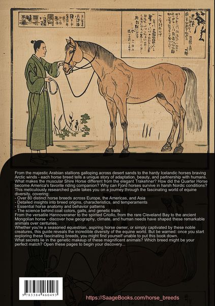 Produktbild: Horse Breeds: A Complete Guide to Types of Horses from Arabian to Icelandic