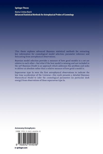 Produktbild: Advanced Statistical Methods for Astrophysical Probes of Cosmology