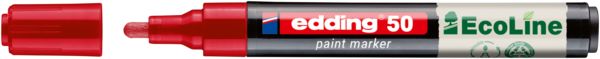 Produktbild: Edding 50 EcoLine 4-50-002 Lackmarker Rot 2 mm, 3mm