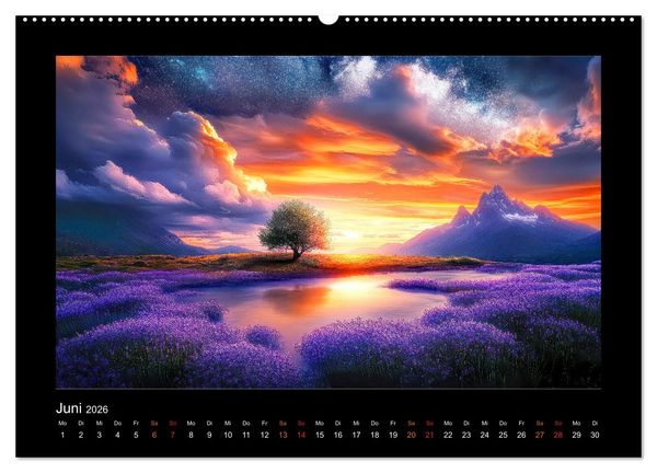 Produktbild: Im Wechselspiel der Jahreszeiten (hochwertiger Premium Wandkalender 2026 DIN A2 quer), Kunstdruck in Hochglanz