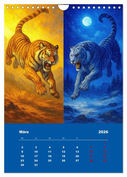 Produktbild: Spiegelwildnis (Wandkalender 2026 DIN A4 hoch), CALVENDO Monatskalender