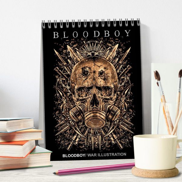 Produktbild: BLOODBOY/WAR ILLUSTRATION (Tischkalender 2026 DIN A5 hoch), CALVENDO Monatskalender
