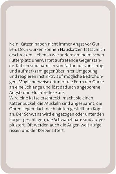 Produktbild: Das gro&szlig;e Katzen Quiz