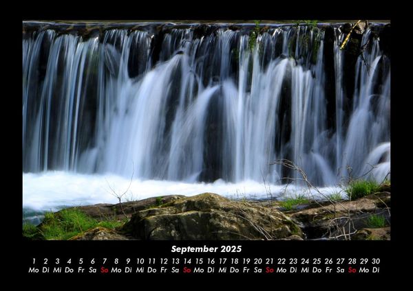 Produktbild: Wasserf&auml;lle 2025 Fotokalender DIN A3