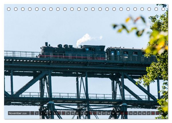 Produktbild: M&uuml;ngstener Br&uuml;cke - Stahlkonstruktion der Superlative (Tischkalender 2026 DIN A5 quer), CALVENDO Monatskalender