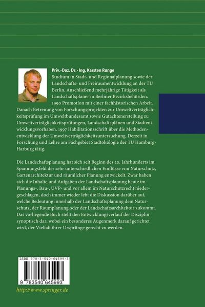 Produktbild: Entwicklungstendenzen der Landschaftsplanung