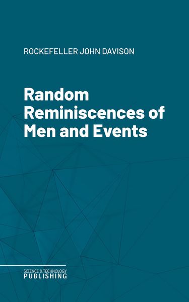Produktbild: Random Reminiscences of Men and Events