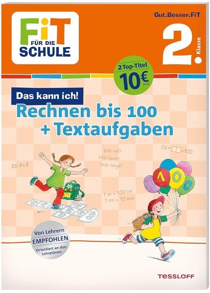 Das kann ich! Rechnen bis 100 + Textaufgaben 2. Klasse